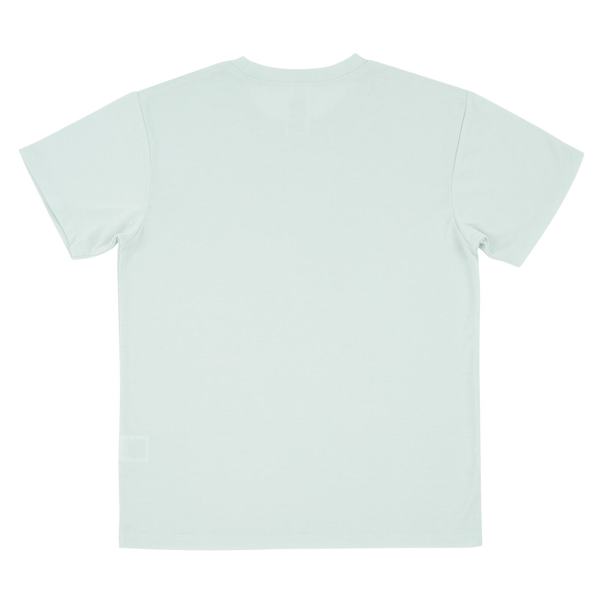 Light Gray Sublimation Short Sleeve Crew Neck Youth T-Shirt by Make Market